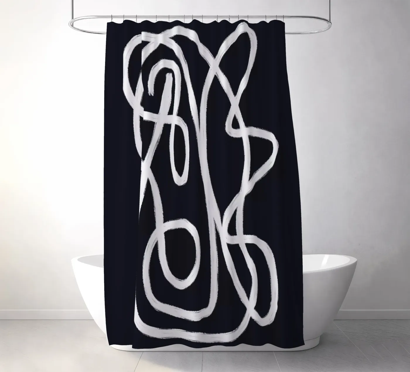 Scribbles 2X douchegordijn van Studio Memb