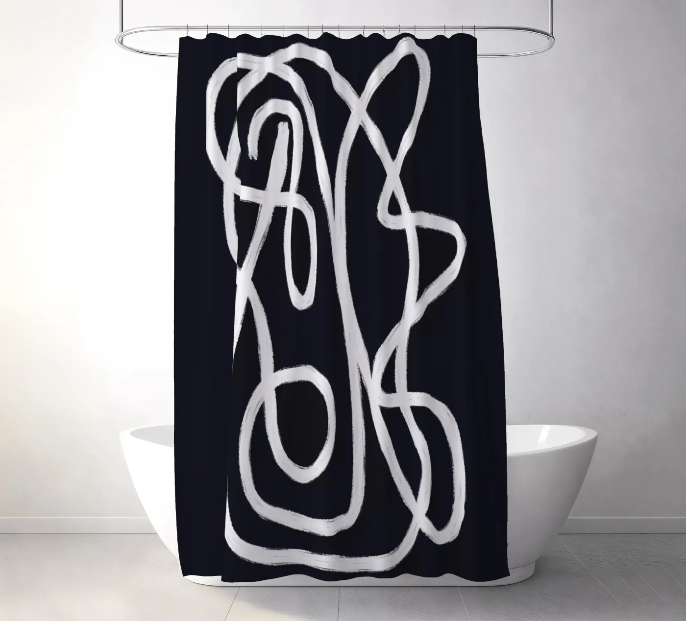 Scribbles 2X Duschvorhang von Studio Memb