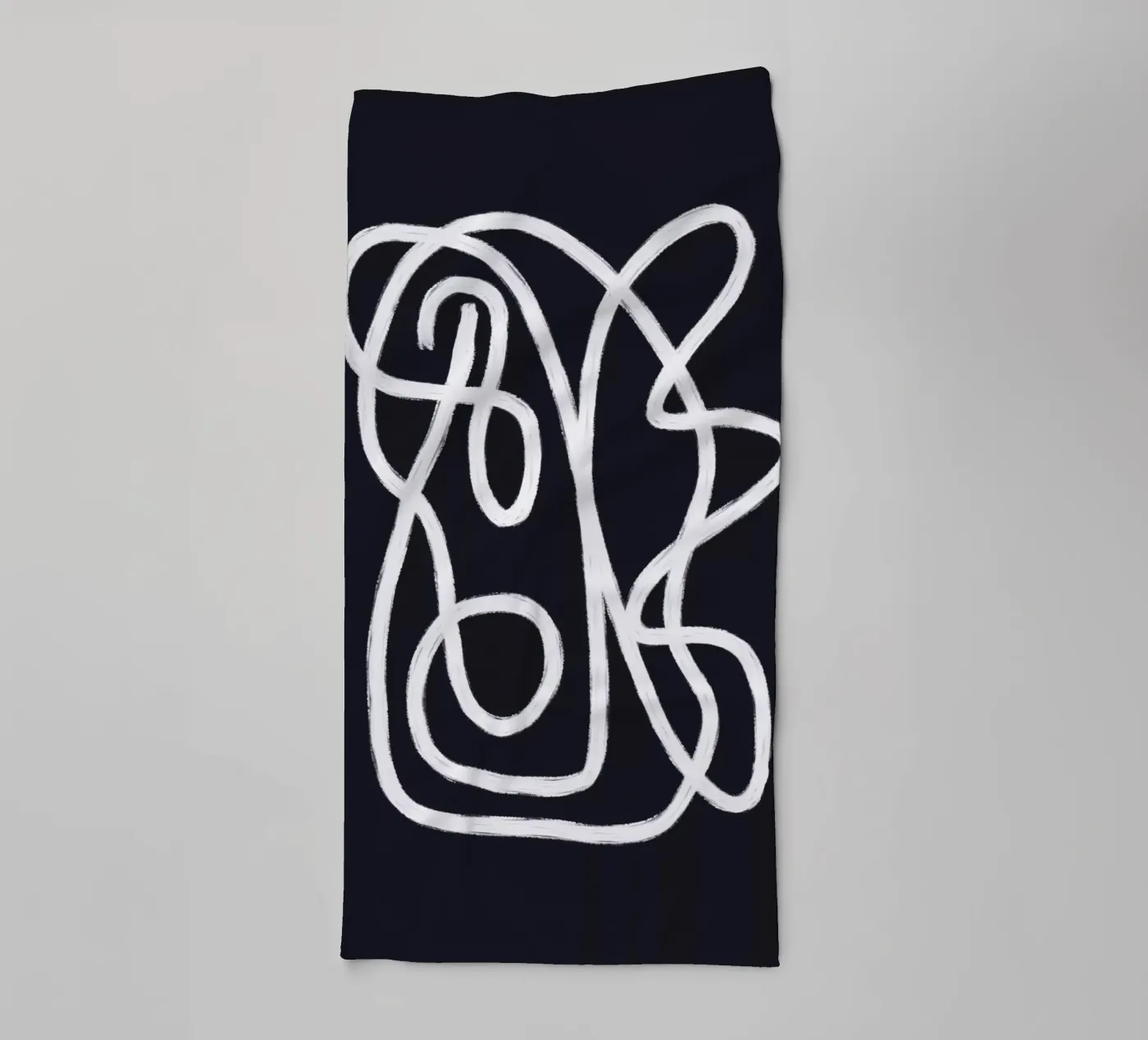Scribbles 2X badhanddoek van Studio Memb