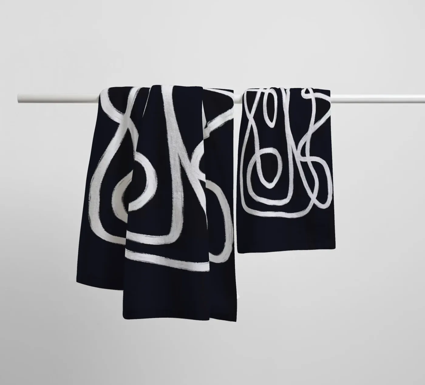 Scribbles 2X towel by Studio Memb
