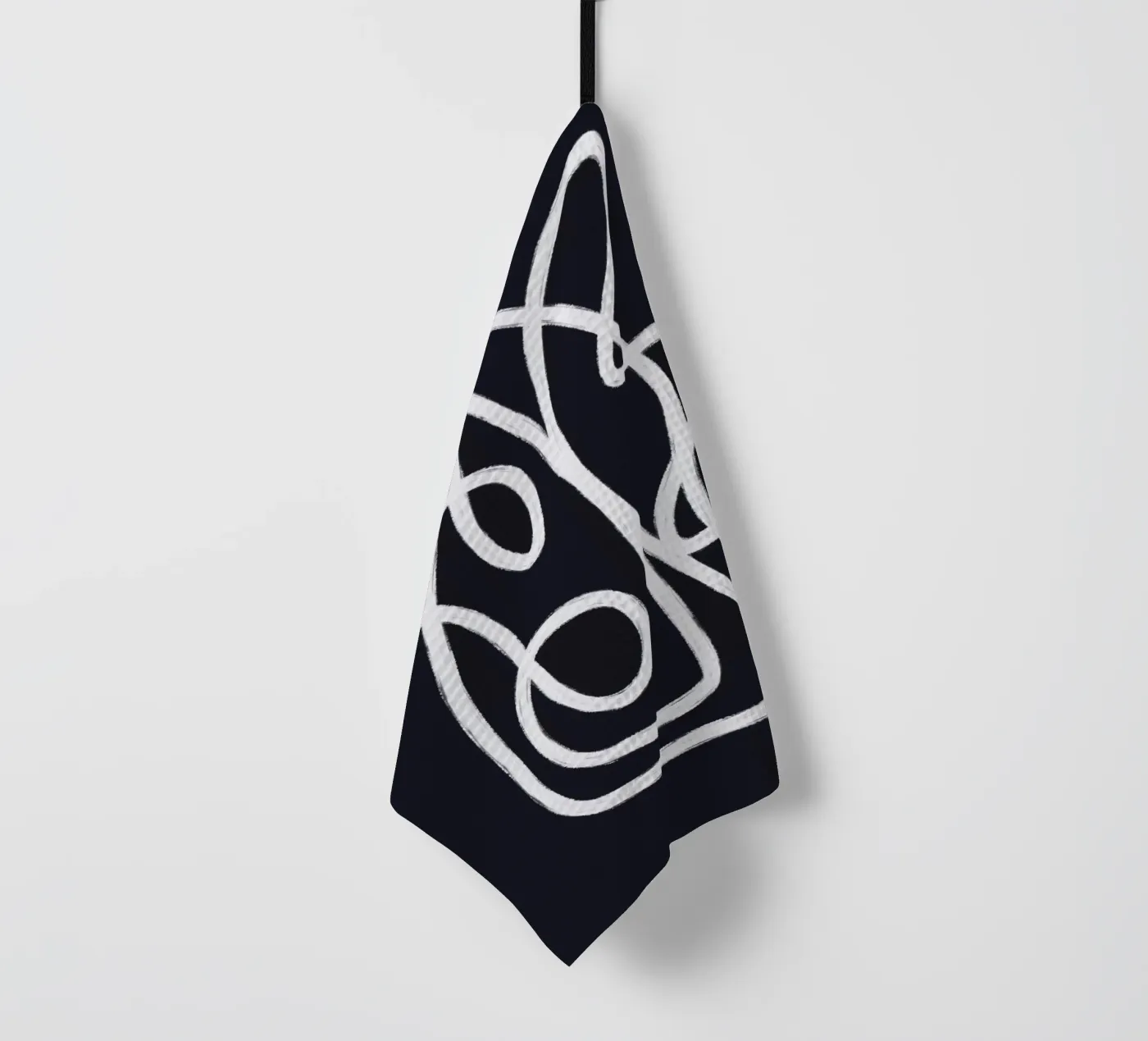 Scribbles 2X theedoek van Studio Memb