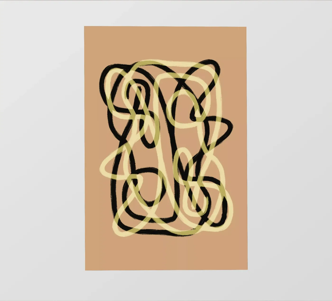 Scribbles 3 Backlit Folie von Studio Memb