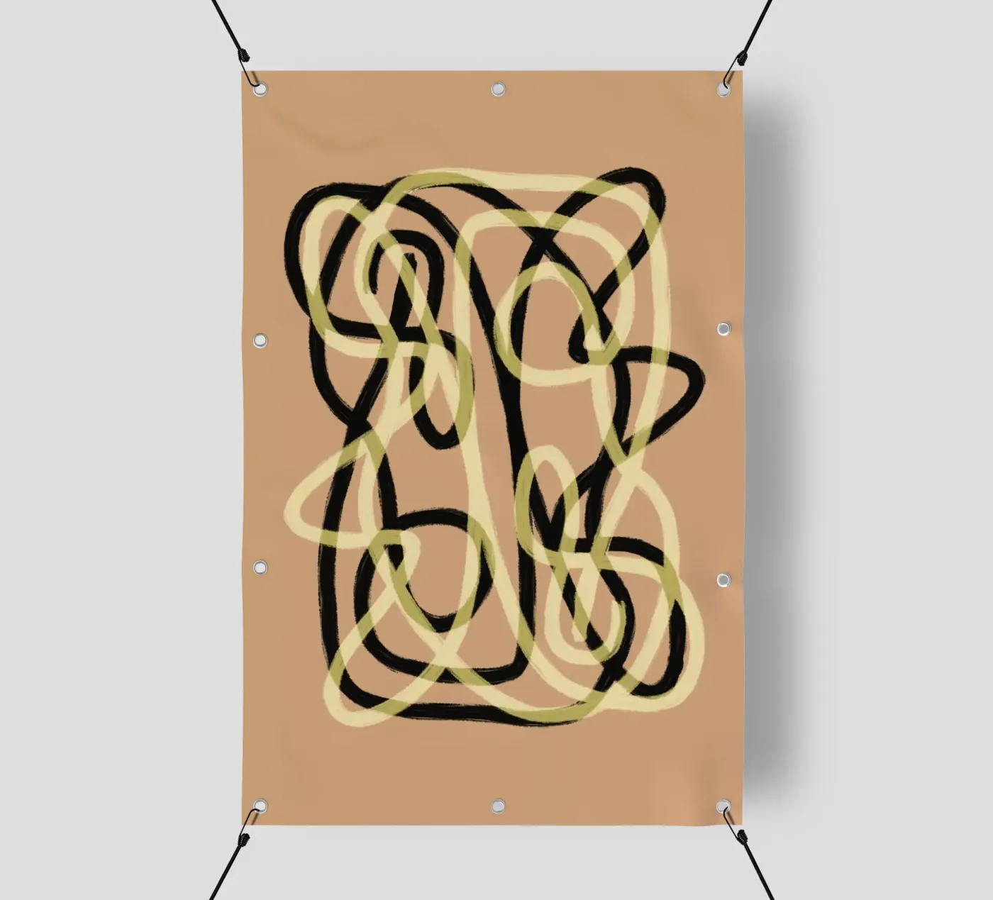 Scribbles 3 telo in pvc da Studio Memb