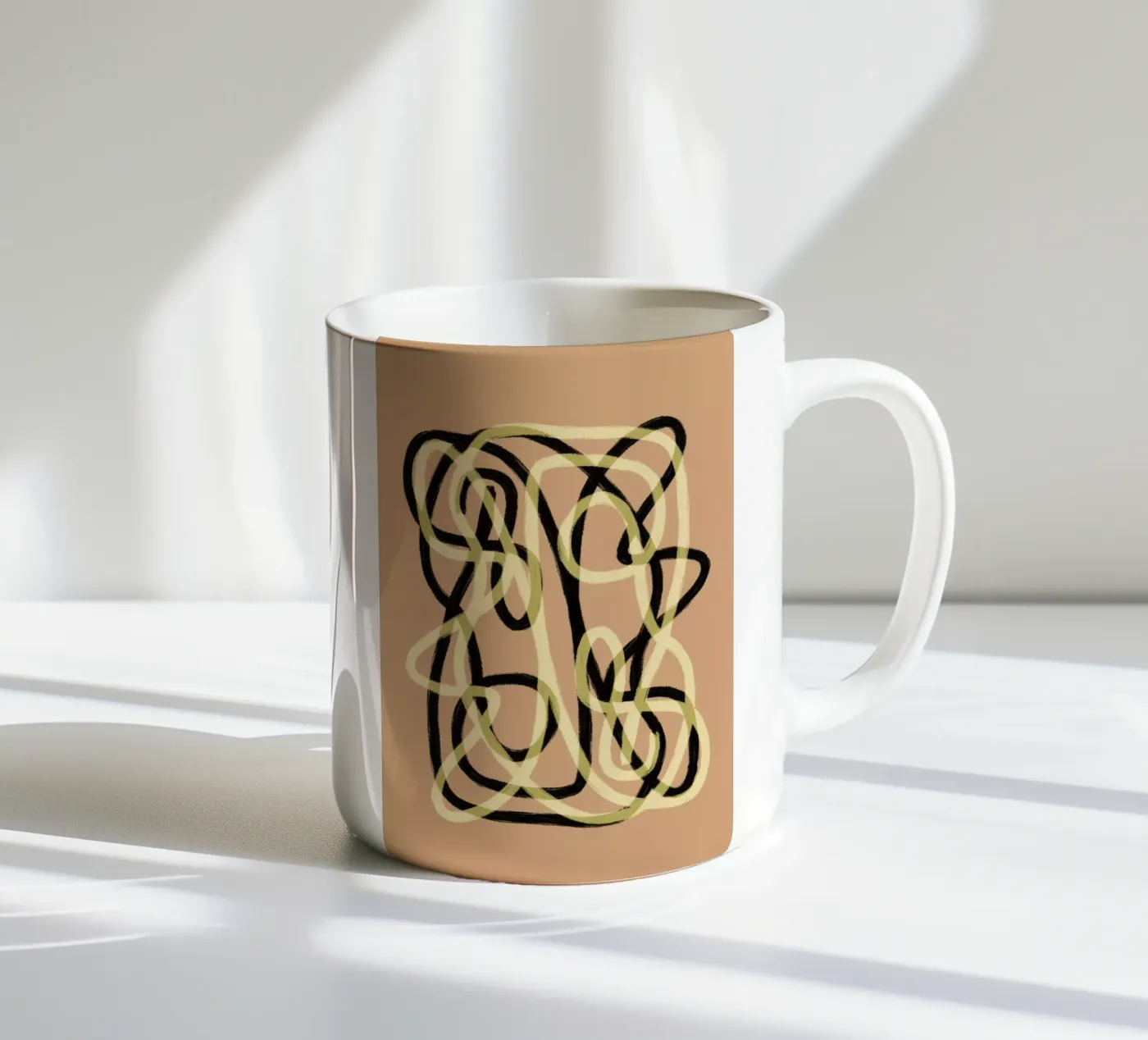 Scribbles 3 ceramic mug by Studio Memb