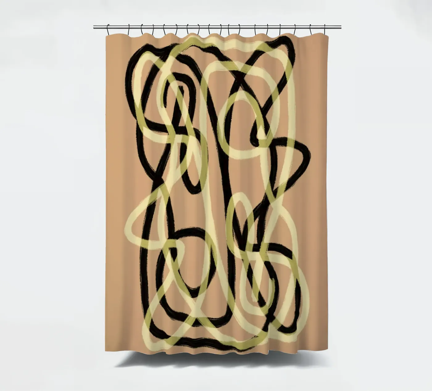 Scribbles 3 Duschvorhang von Studio Memb