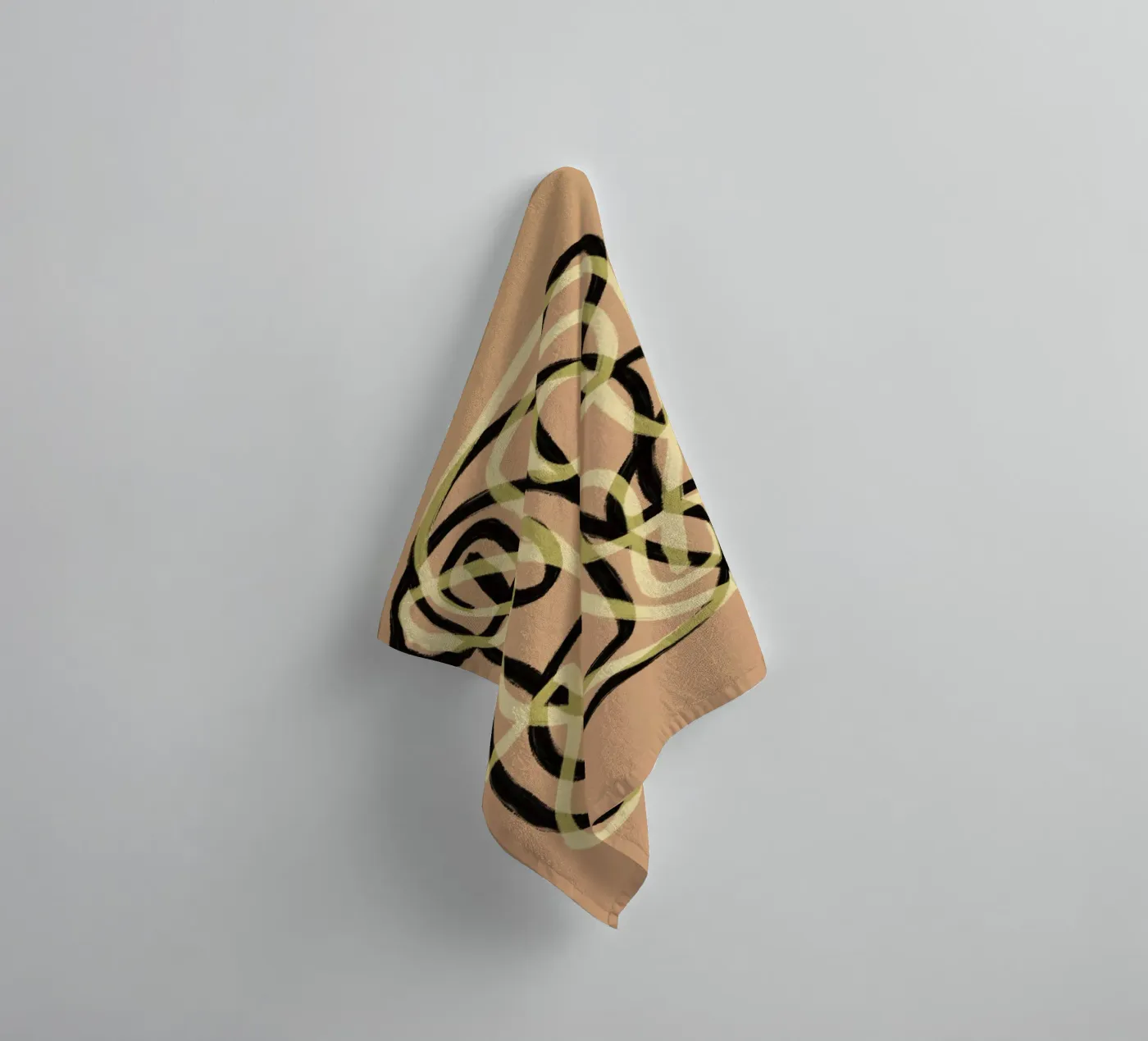 Scribbles 3 Handtuch von Studio Memb