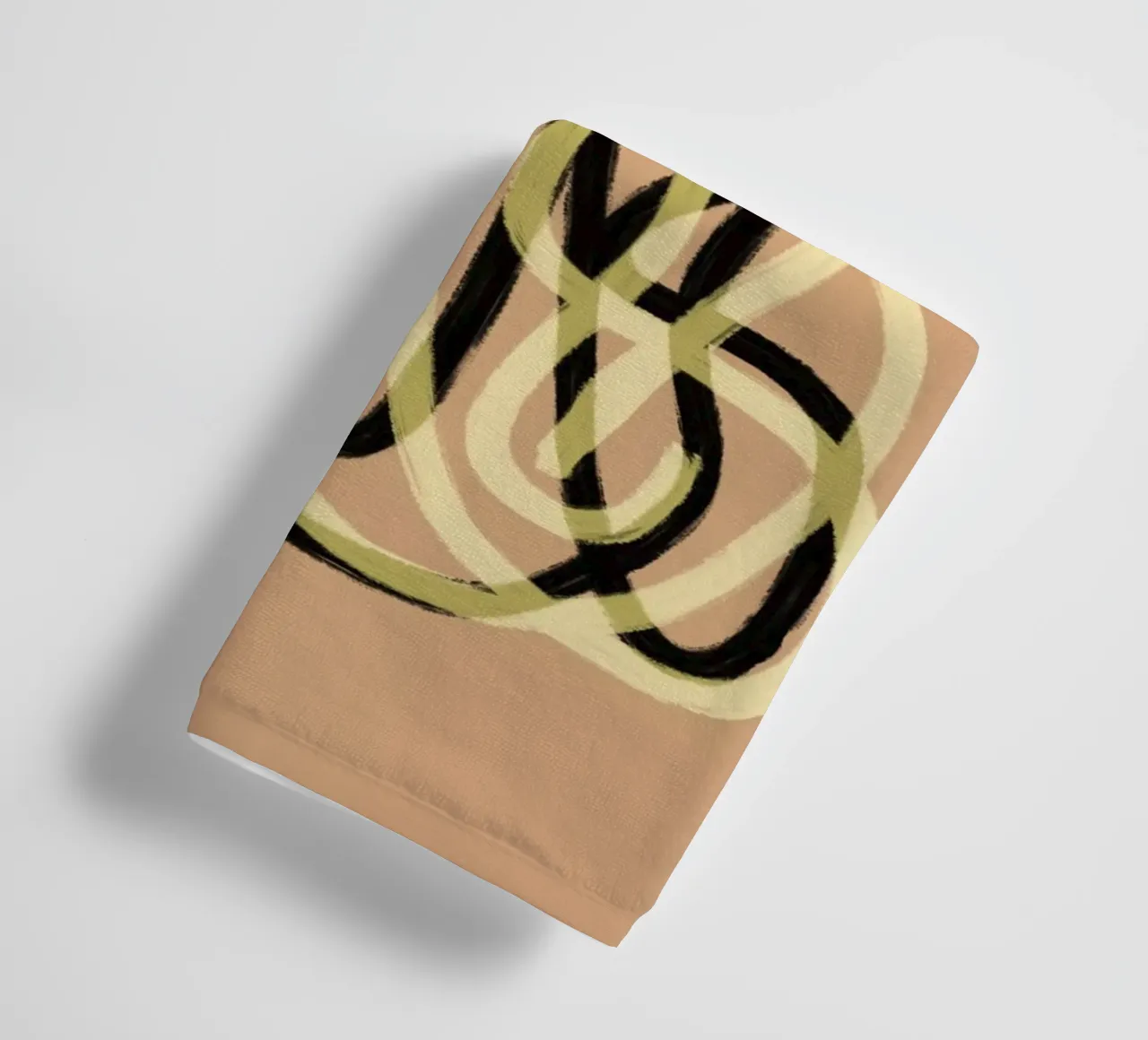 Scribbles 3 badhanddoek van Studio Memb