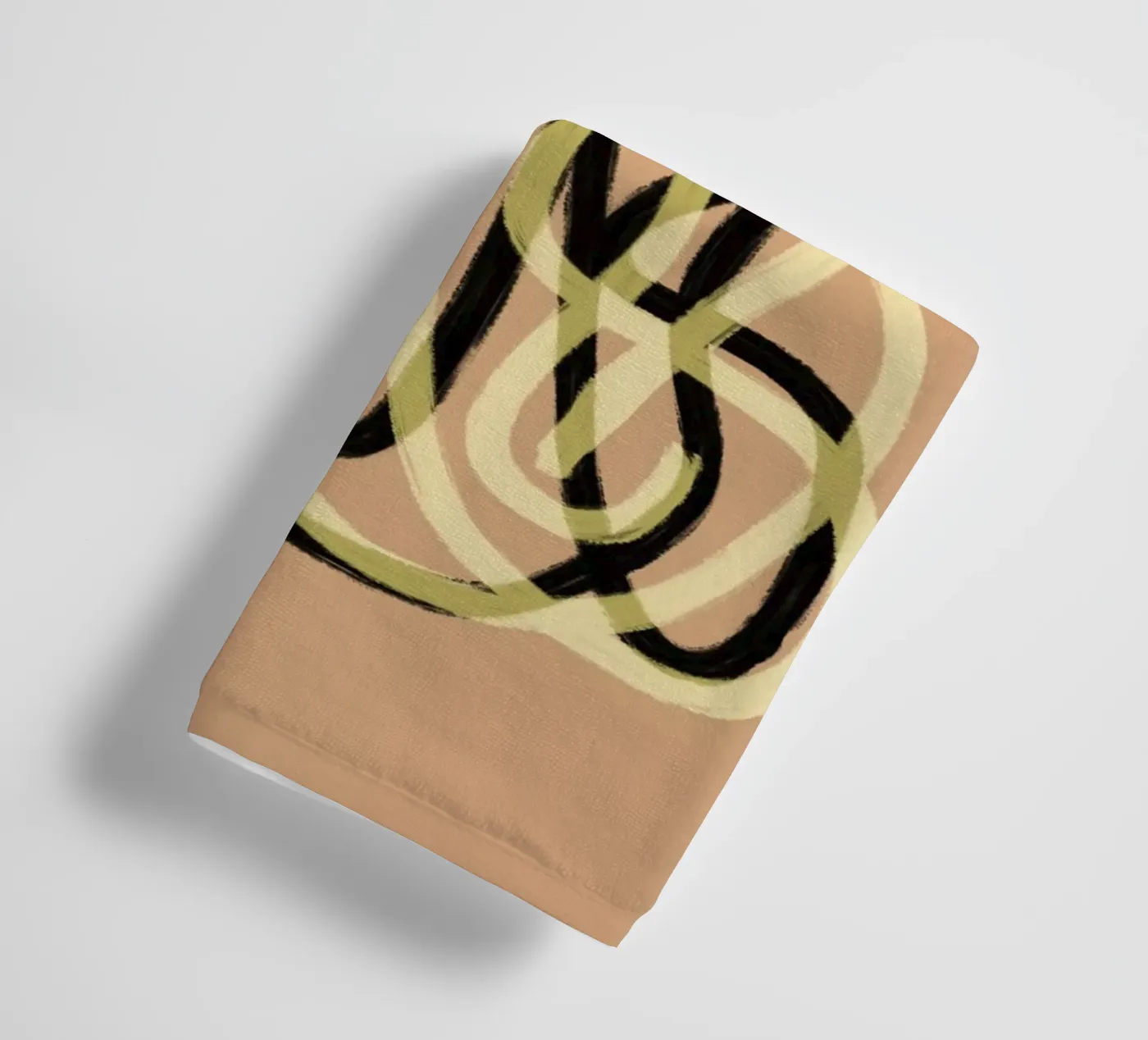 Scribbles 3 badhanddoek van Studio Memb