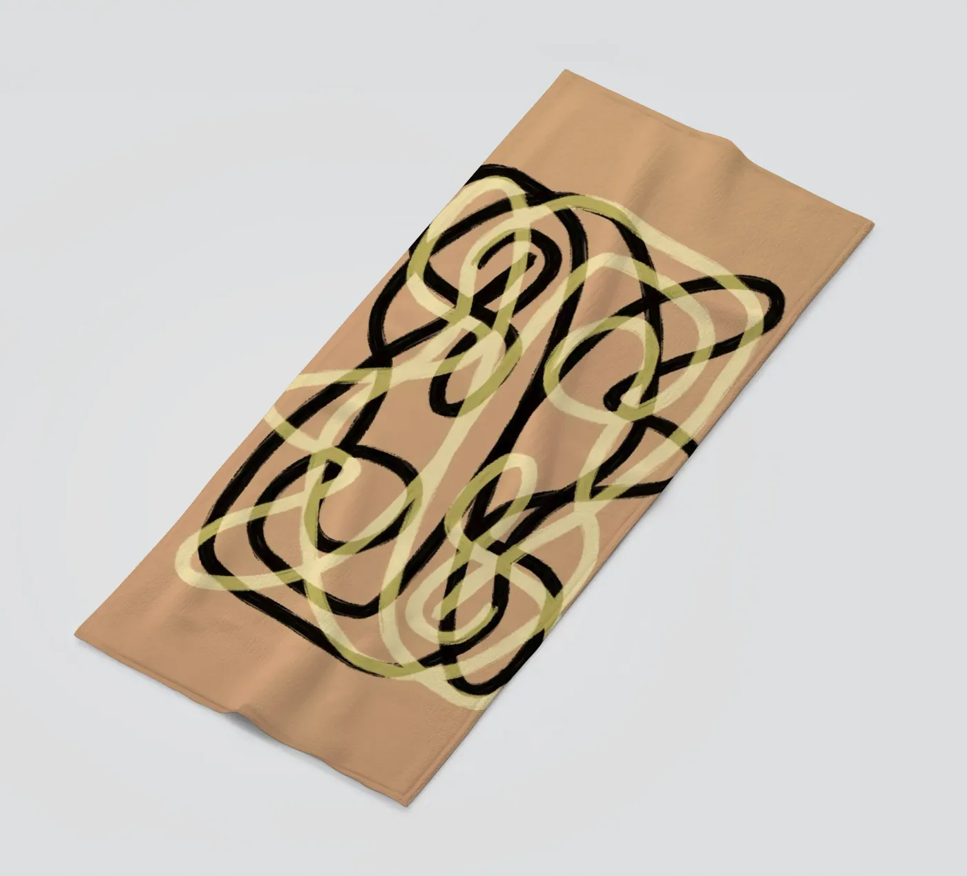 Scribbles 3 beach towel by Studio Memb