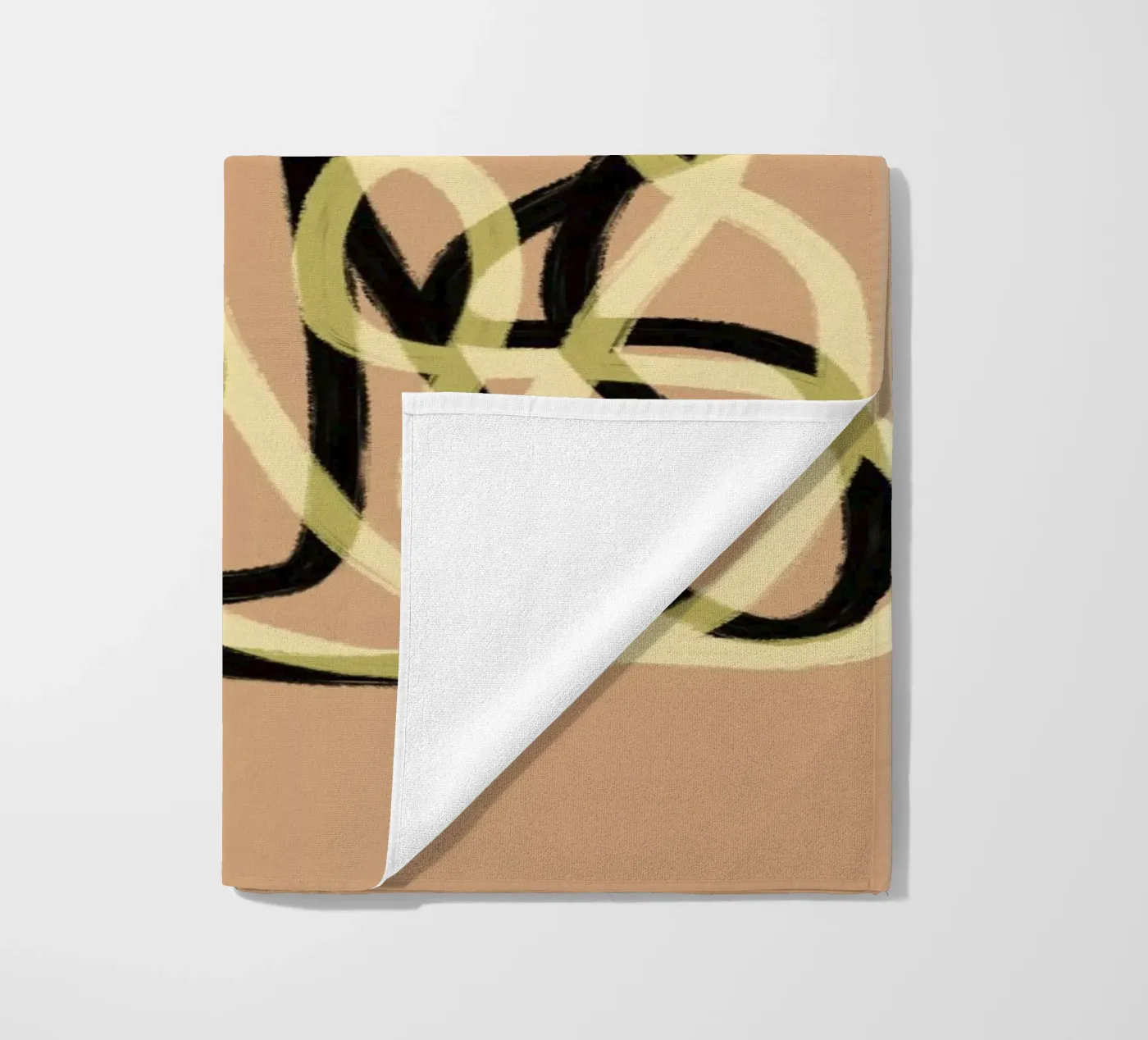 Scribbles 3 beach towel by Studio Memb