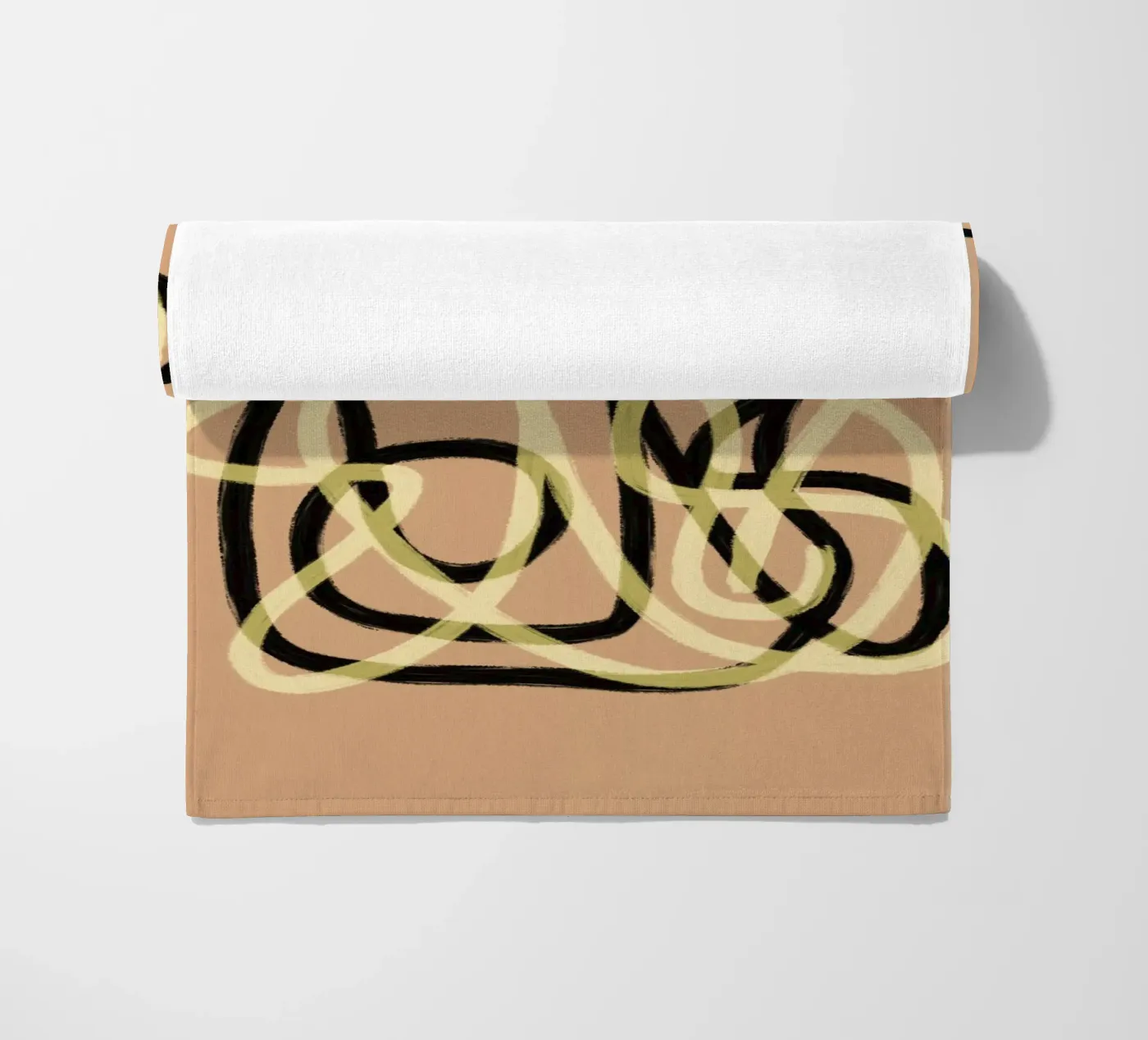 Scribbles 3 beach towel by Studio Memb