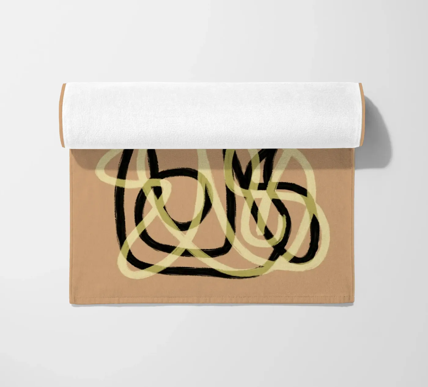 Scribbles 3 beach towel by Studio Memb