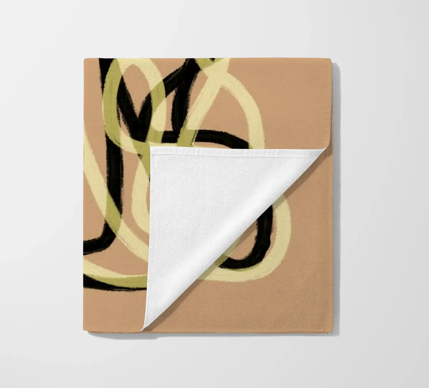 Scribbles 3 beach towel by Studio Memb