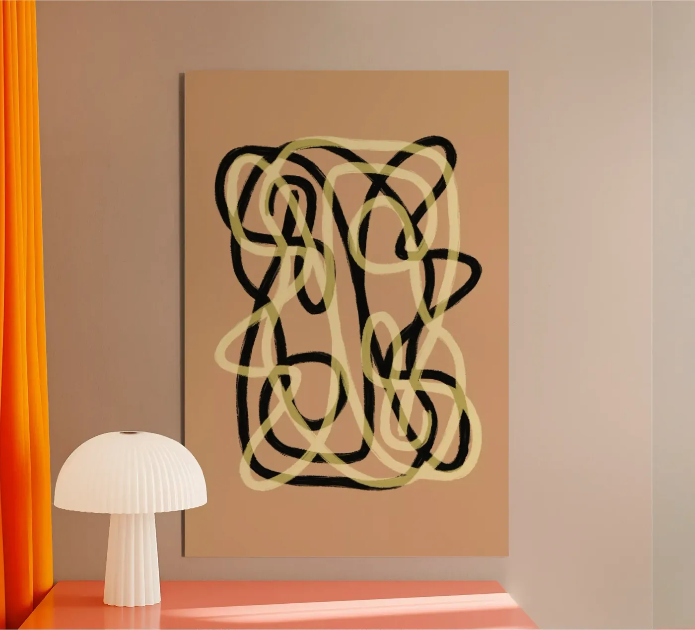 Scribbles 3 forex-plaat van Studio Memb