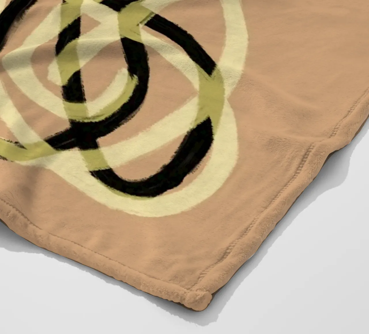 Scribbles 3 Fleecedecke von Studio Memb