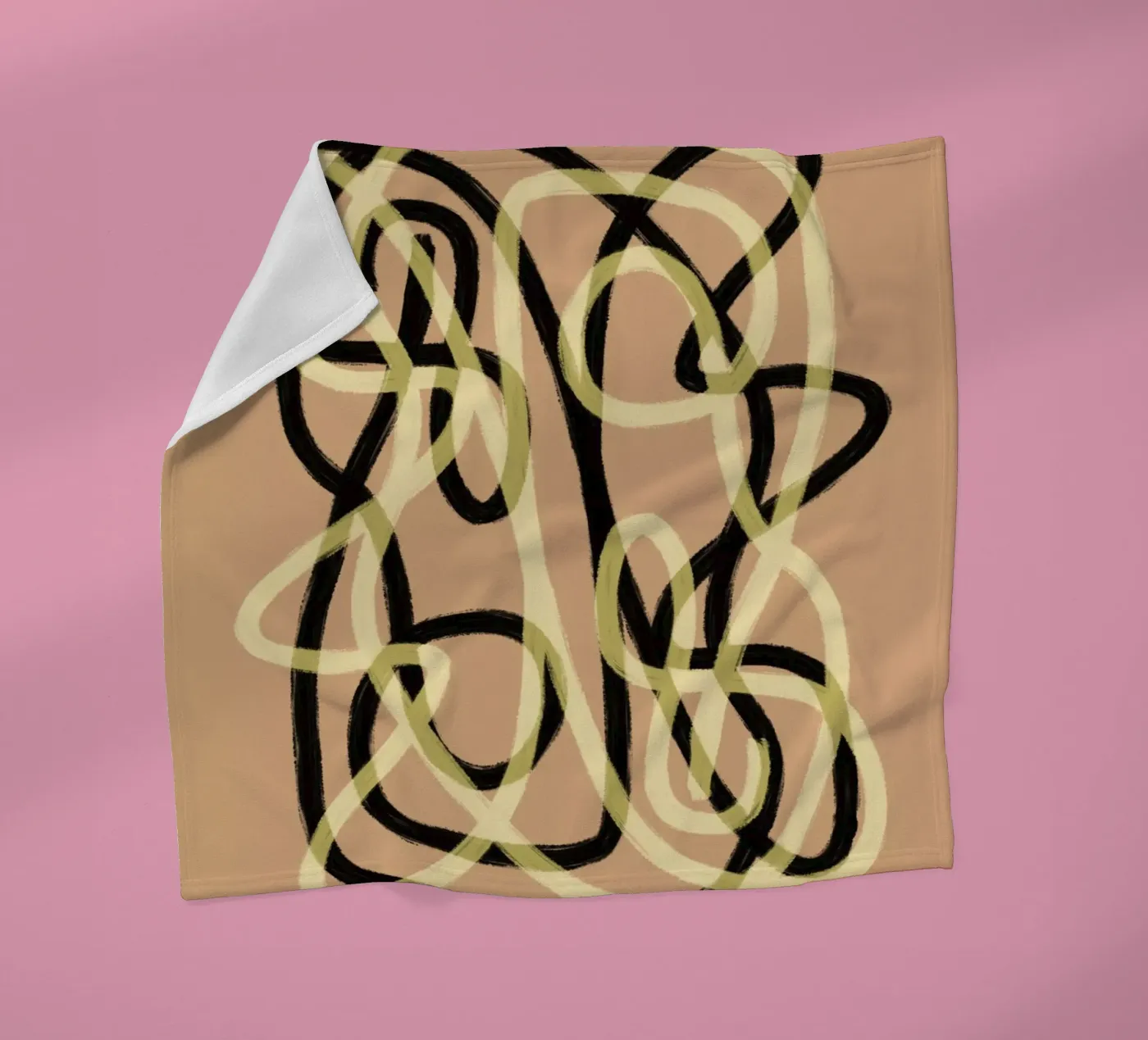 Scribbles 3 Fleecedecke von Studio Memb