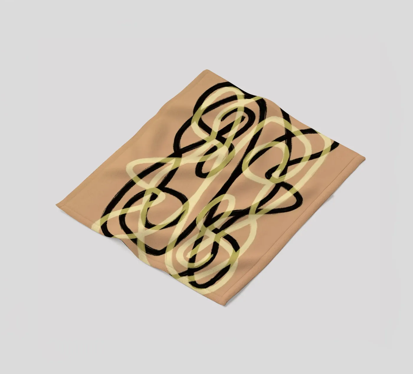 Scribbles 3 Fleecedecke von Studio Memb