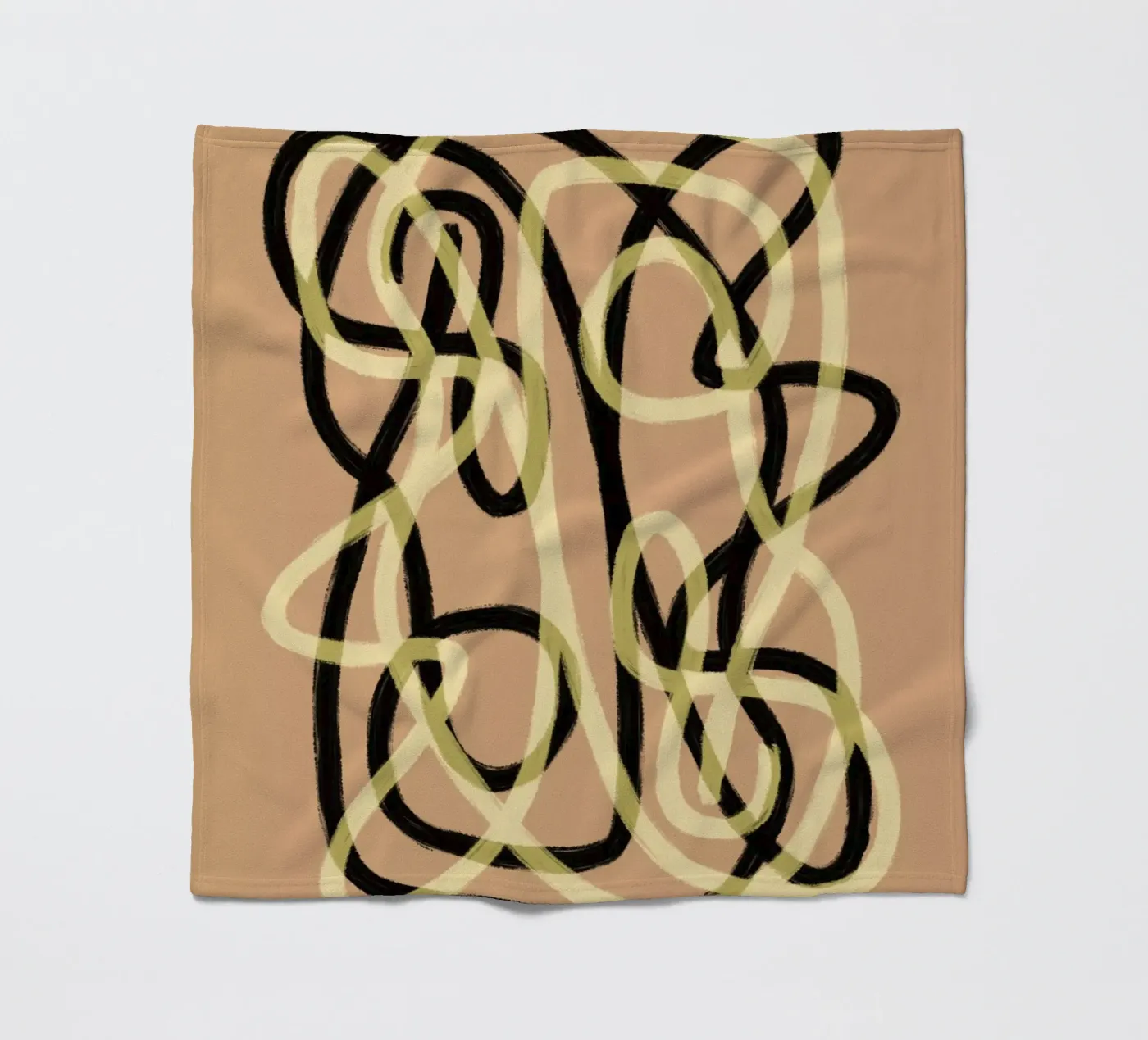 Scribbles 3 Fleecedecke von Studio Memb