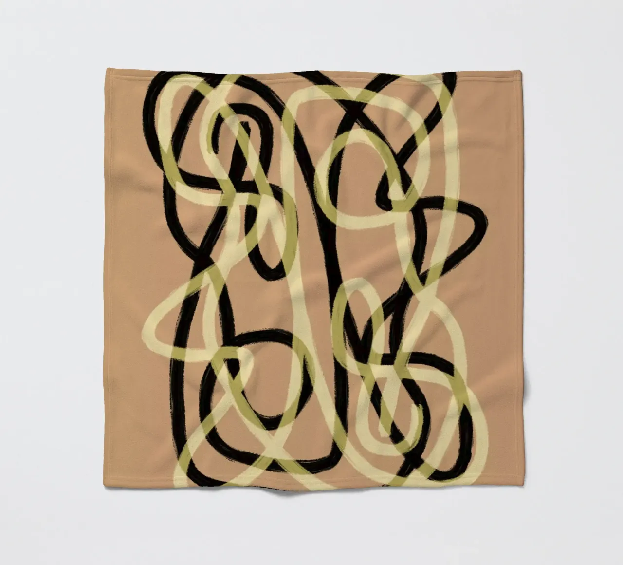 Scribbles 3 Fleecedecke von Studio Memb