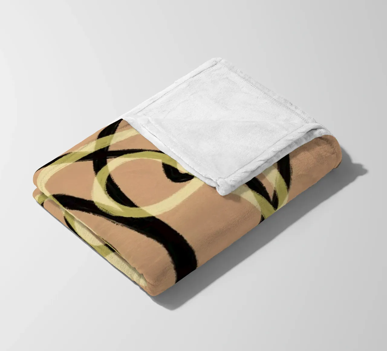 Scribbles 3 Fleecedecke von Studio Memb