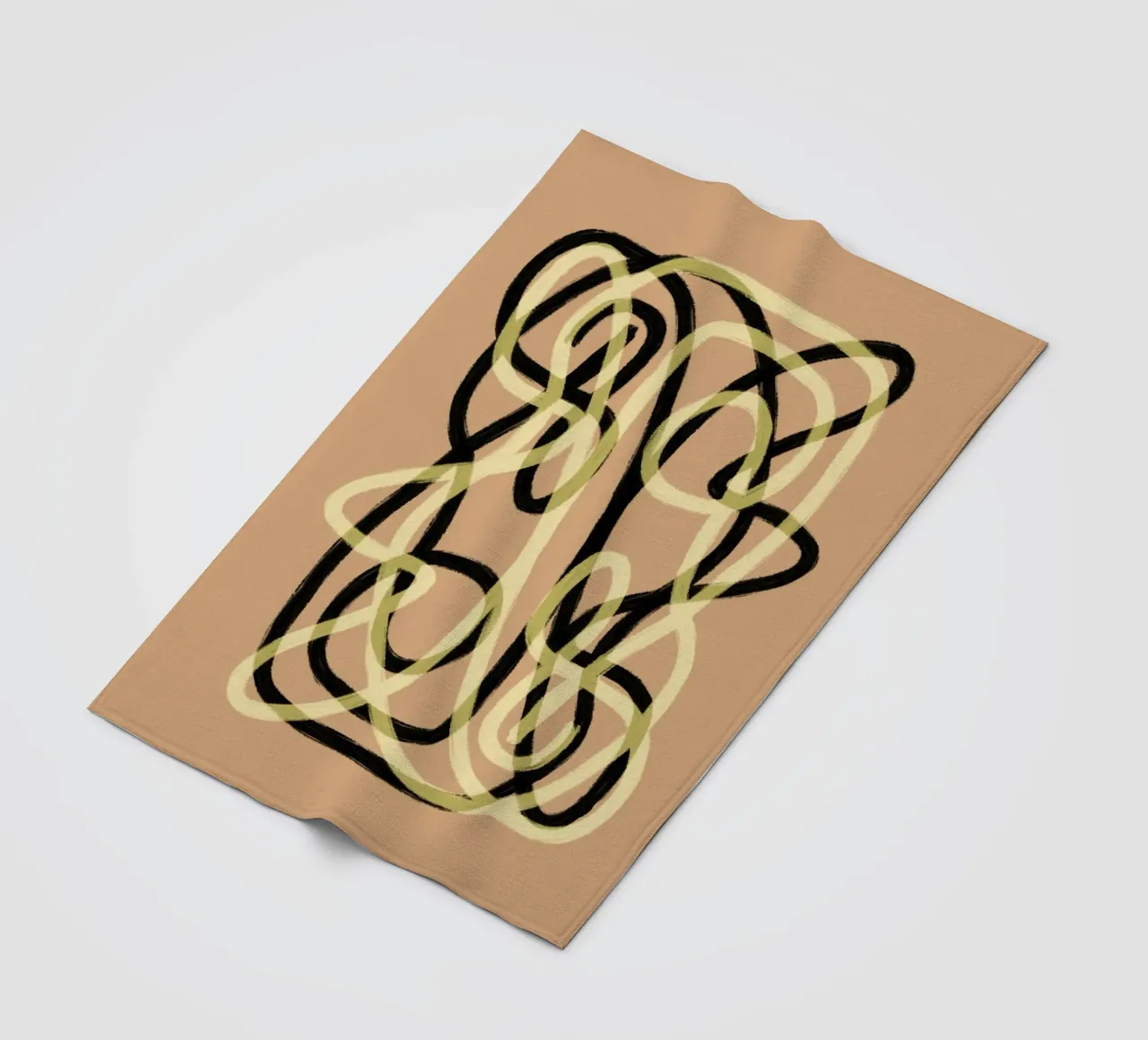 Scribbles 3 Fleecedecke von Studio Memb