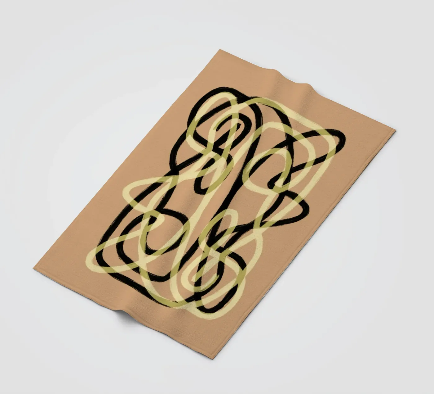 Scribbles 3 Fleecedecke von Studio Memb