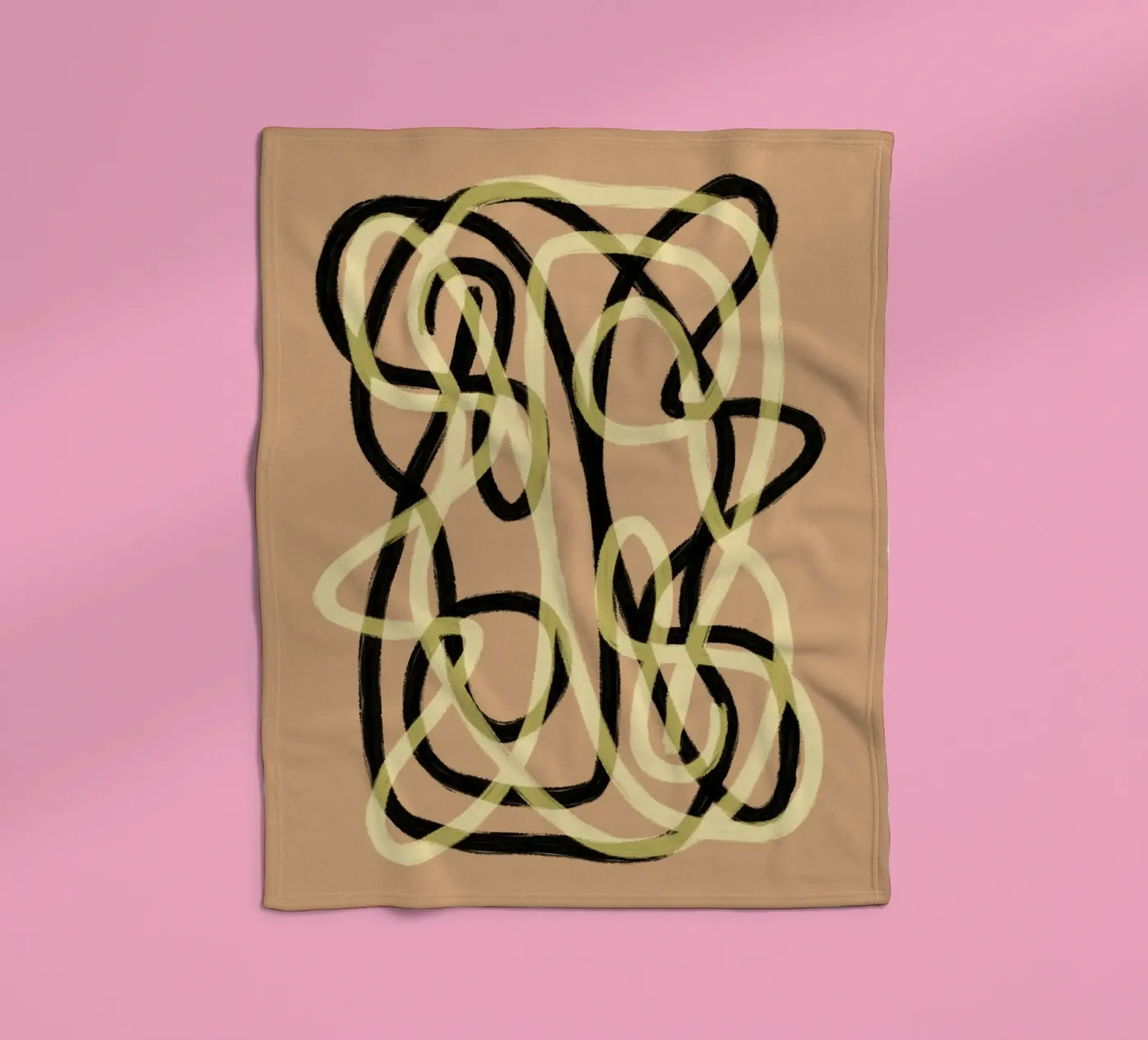 Scribbles 3 Fleecedecke von Studio Memb