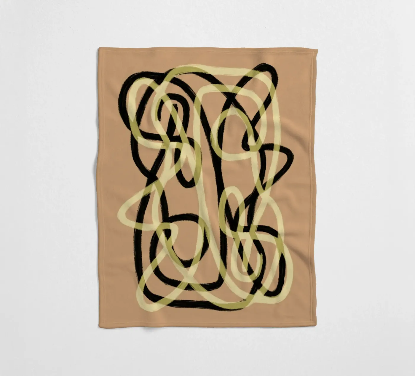 Scribbles 3 Fleecedecke von Studio Memb