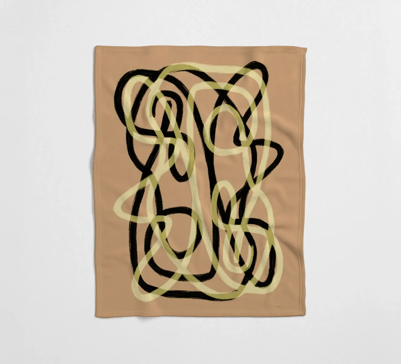 Scribbles 3 Fleecedecke von Studio Memb