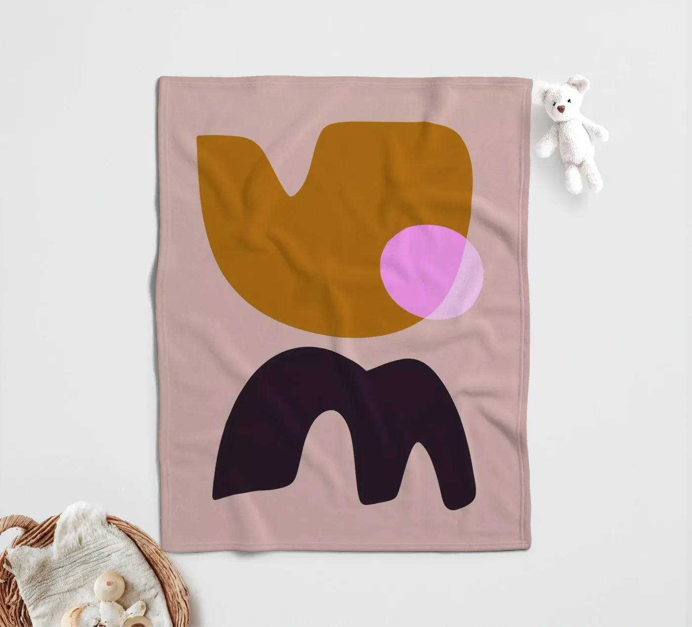 Shapes 2 fleecedeken van Studio Memb
