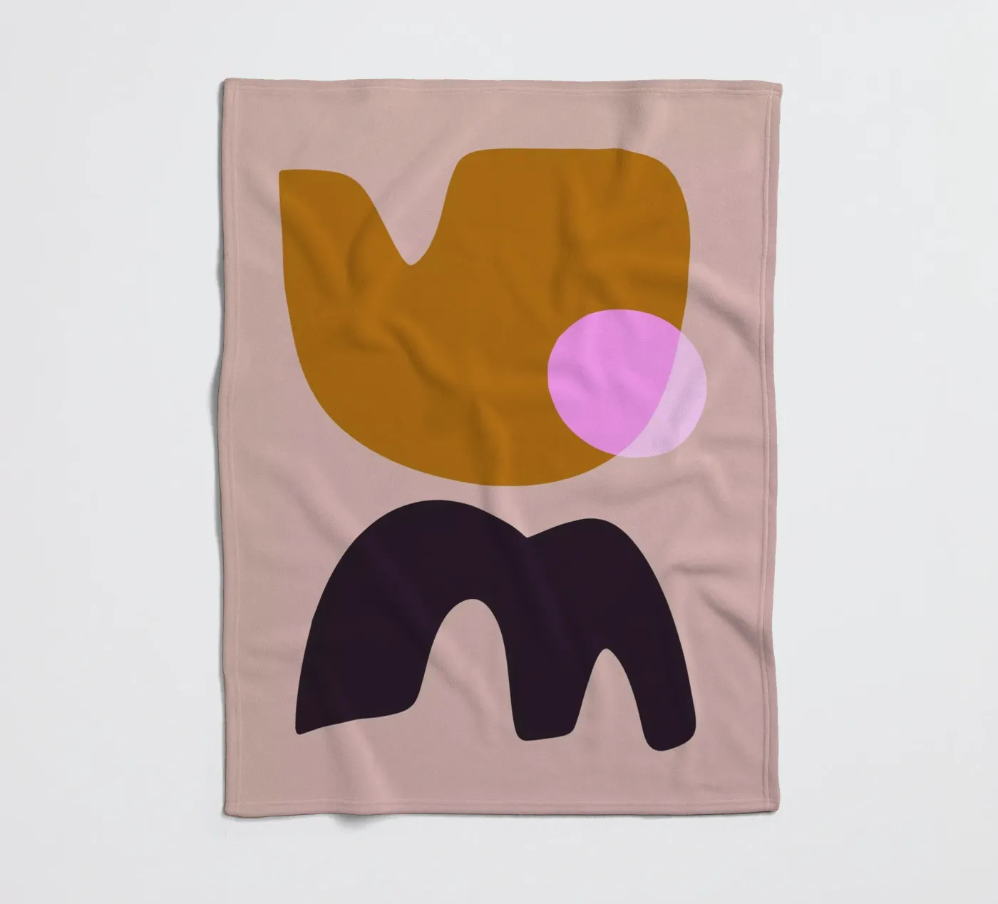 Shapes 2 fleece blanket by Studio Memb