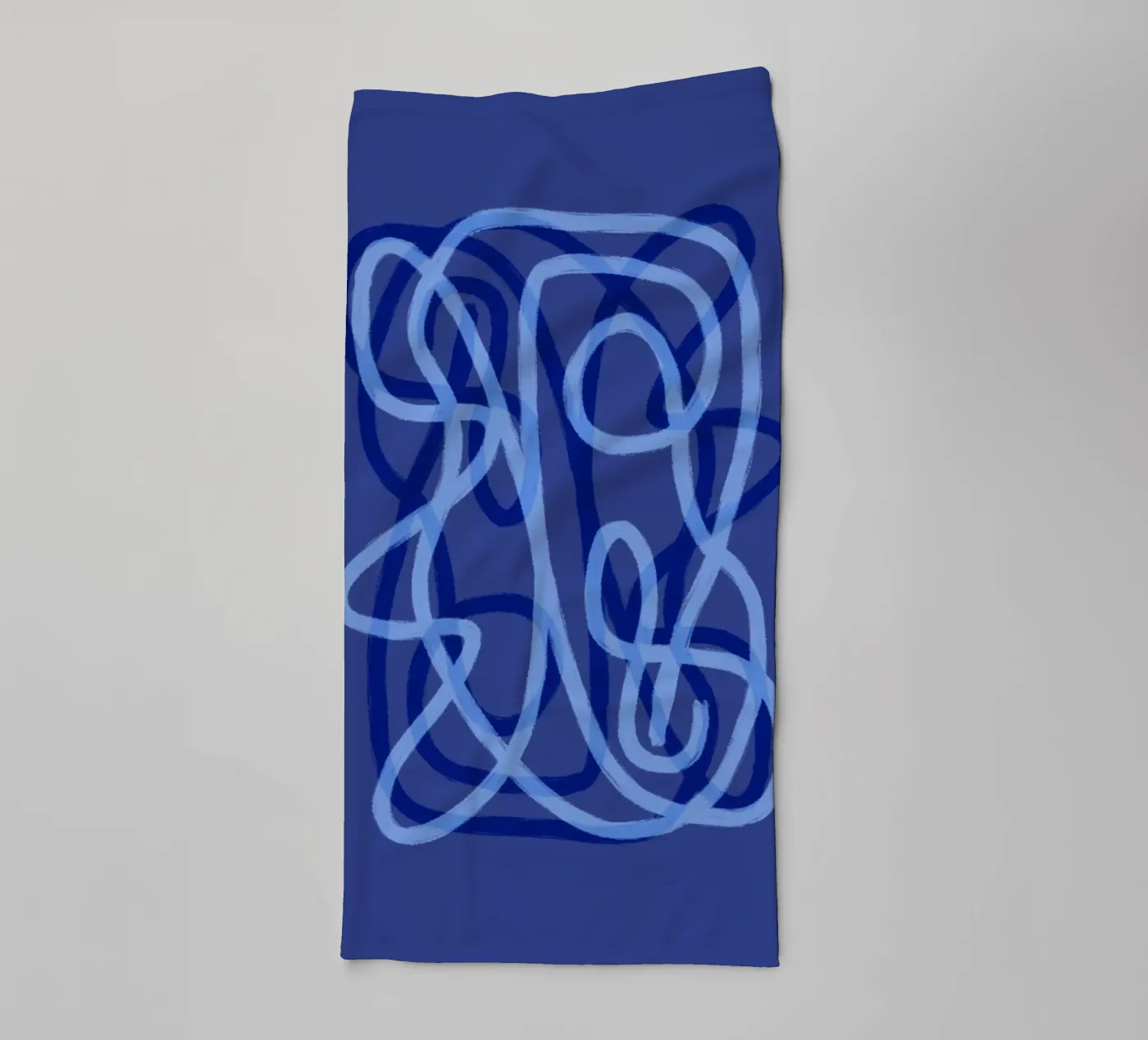 Scribbles 3X badhanddoek van Studio Memb