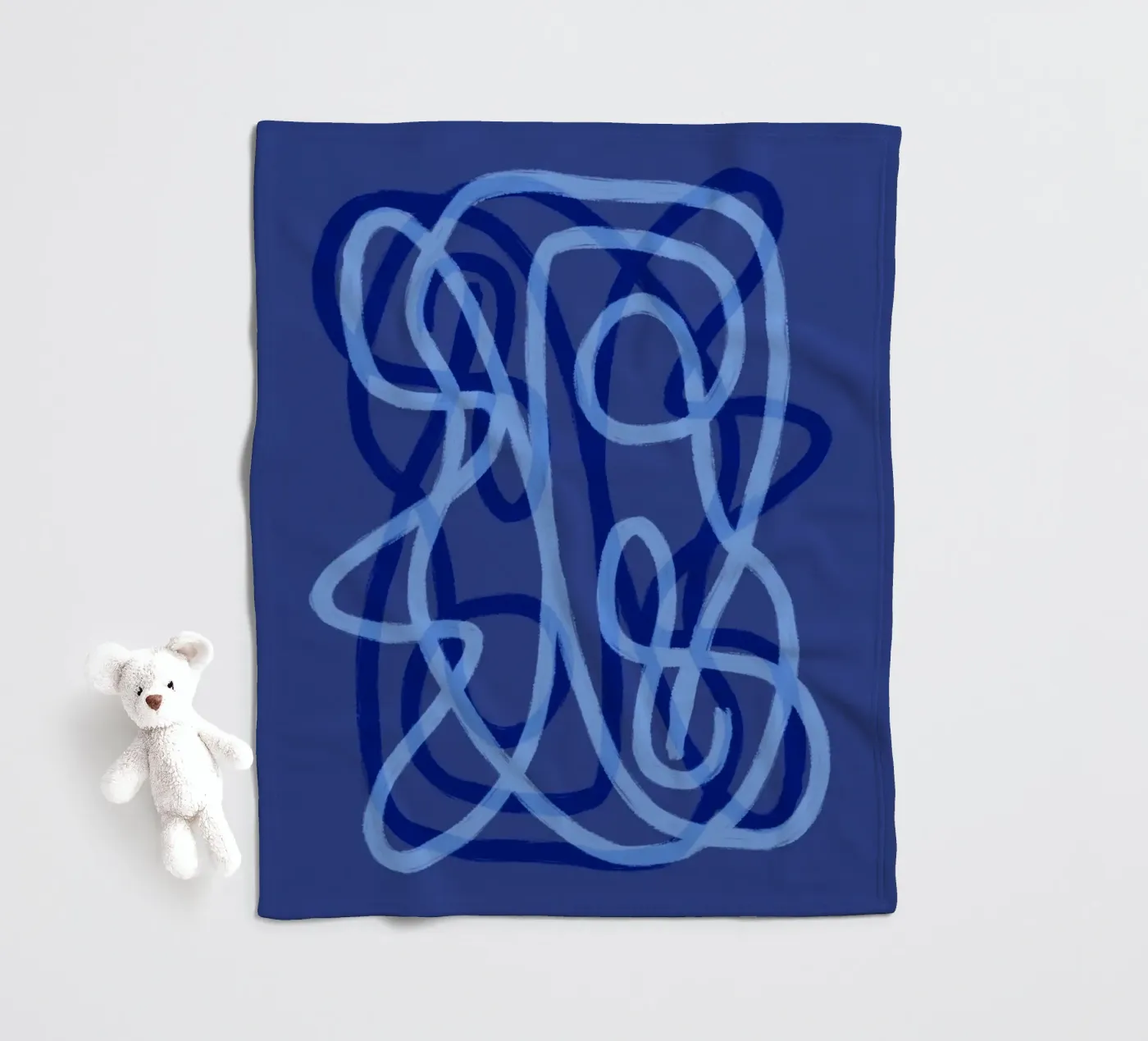 Scribbles 3X fleecedeken van Studio Memb