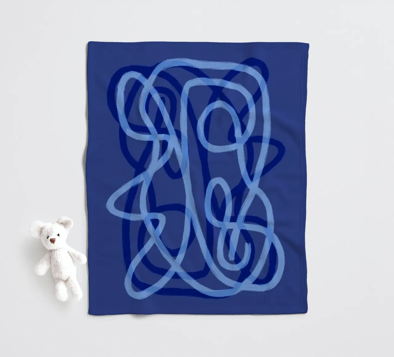 Scribbles 3X Fleecedecke von Studio Memb