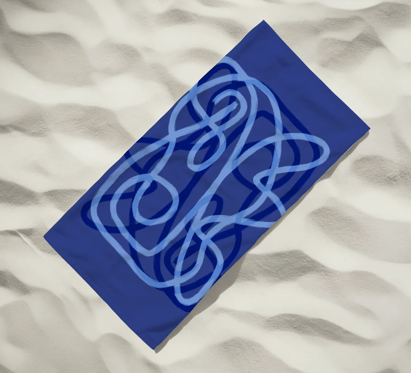 Scribbles 3X strandhanddoek van Studio Memb