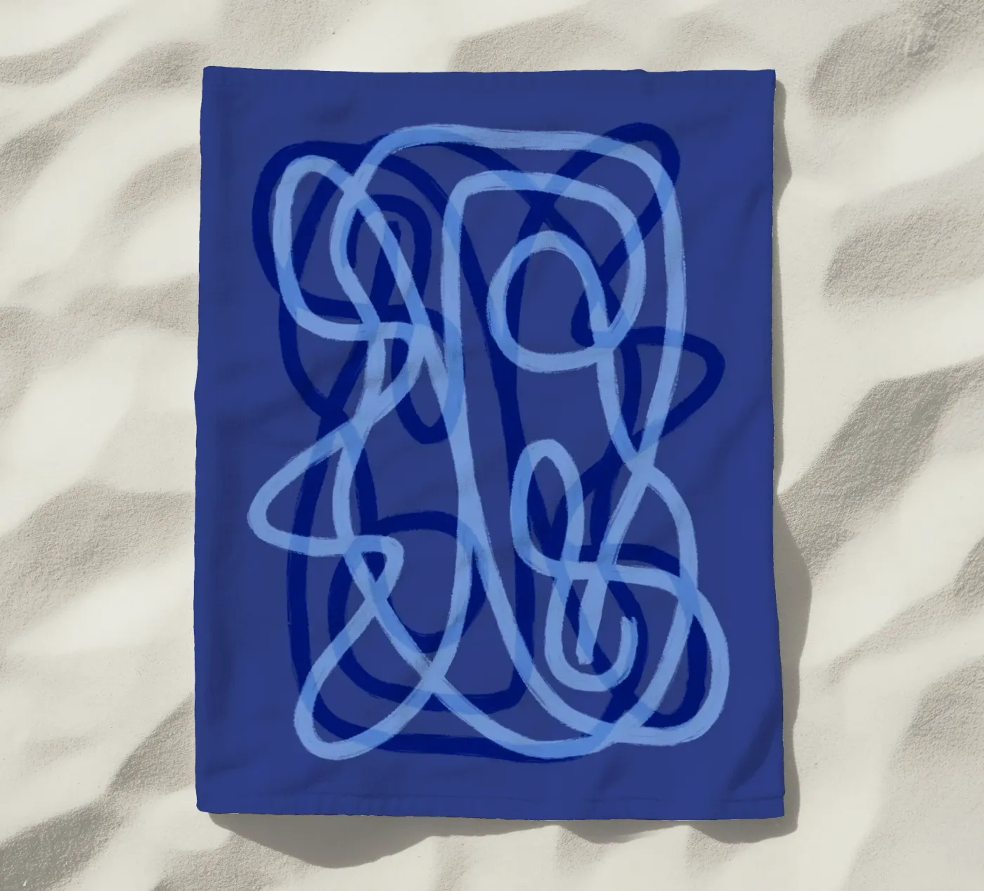 Scribbles 3X strandhanddoek van Studio Memb