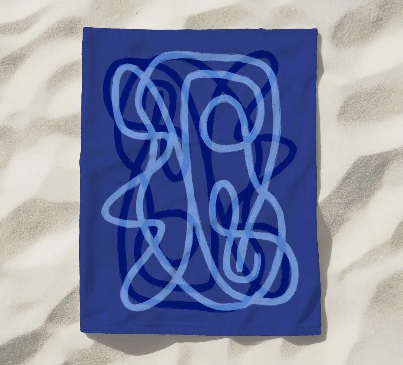 Scribbles 3X strandhanddoek van Studio Memb