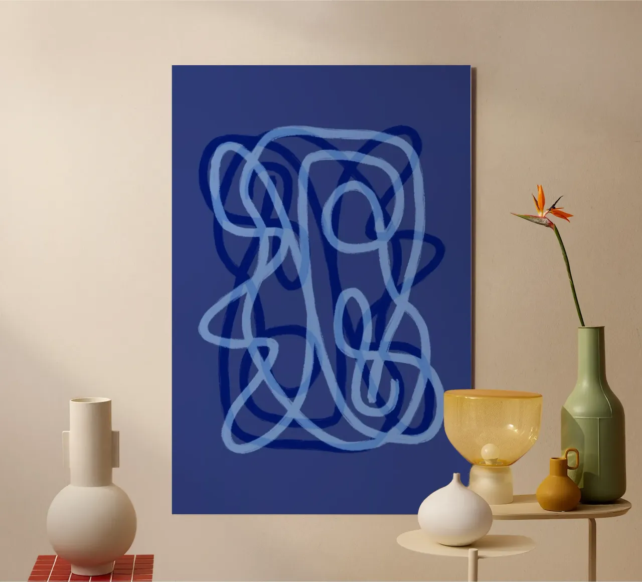Scribbles 3X alluminio dibond da Studio Memb