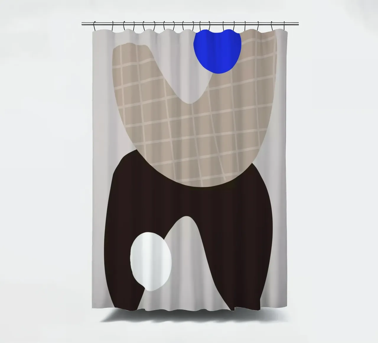 Shapes 10 shower curtain by Studio Memb