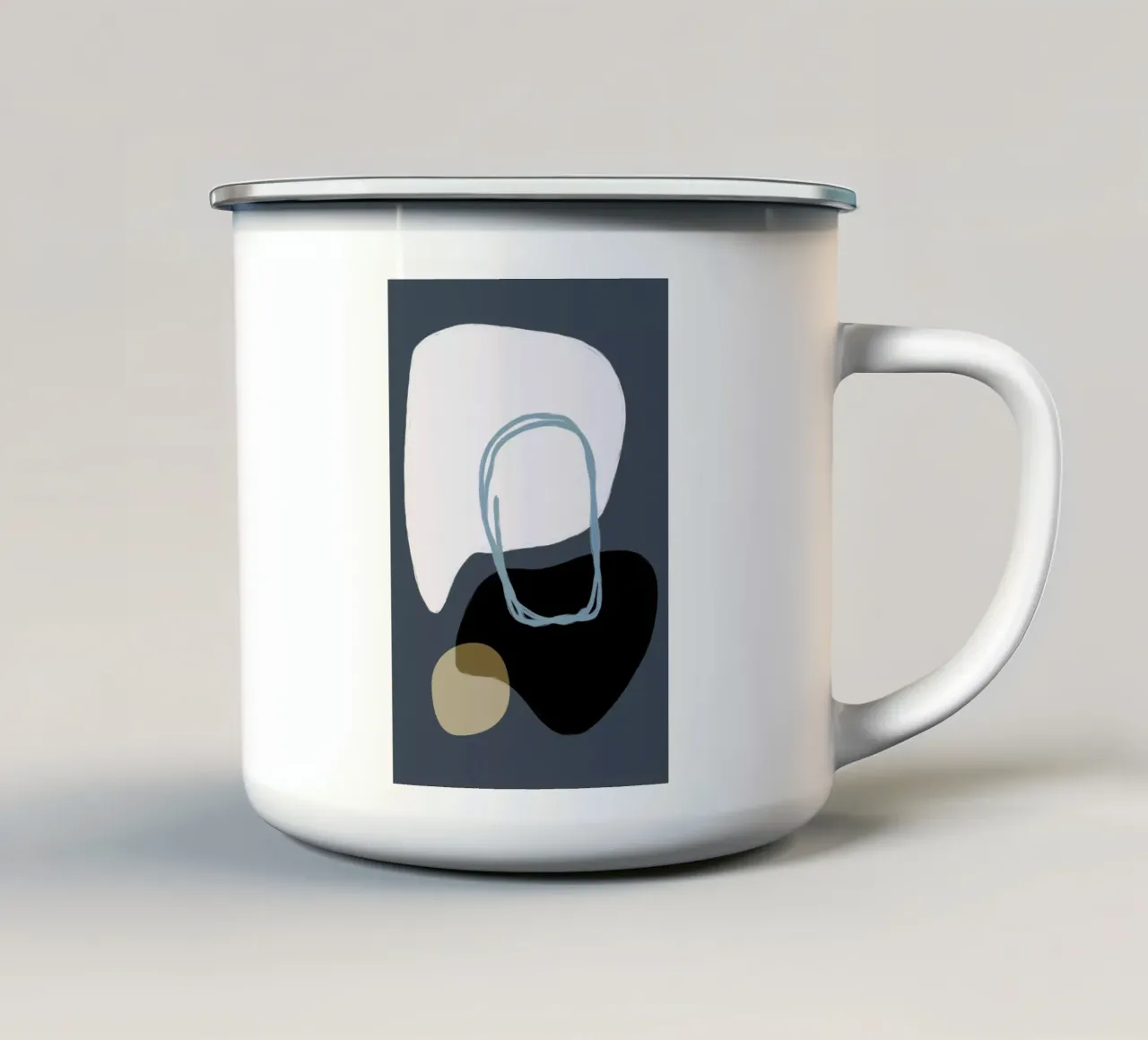 Shapes 10X tazza in smalto da Studio Memb