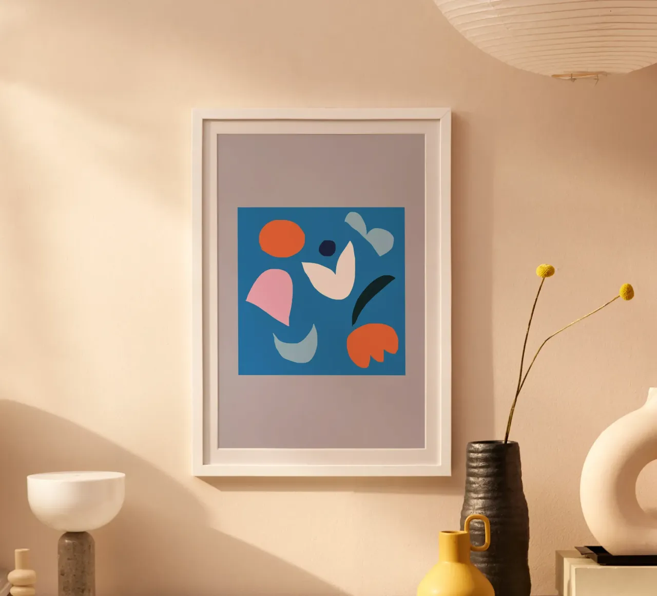 Wild Garden 3 poster con telaio in alluminio da Studio Memb