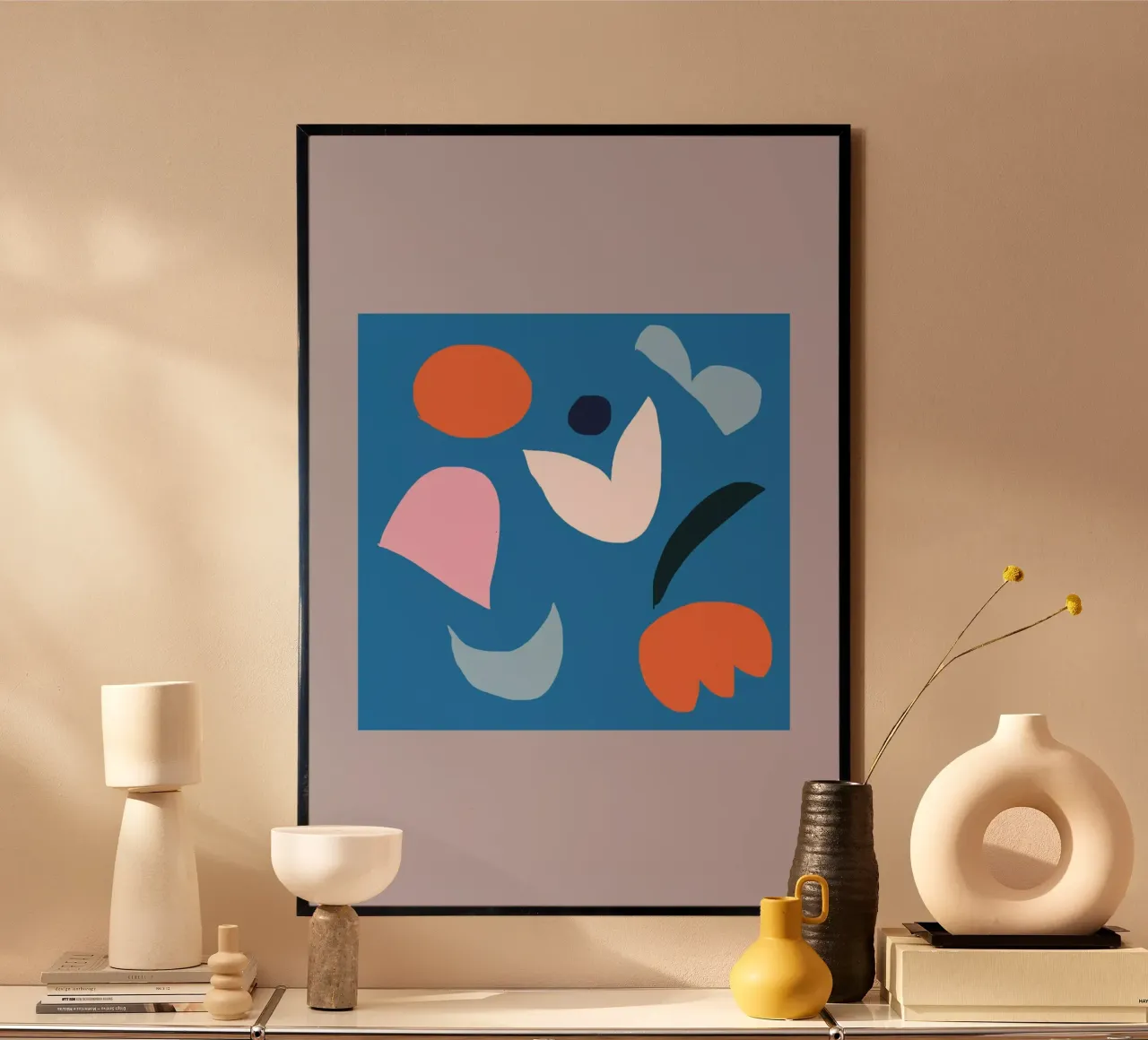 Wild Garden 3 poster con telaio in alluminio da Studio Memb