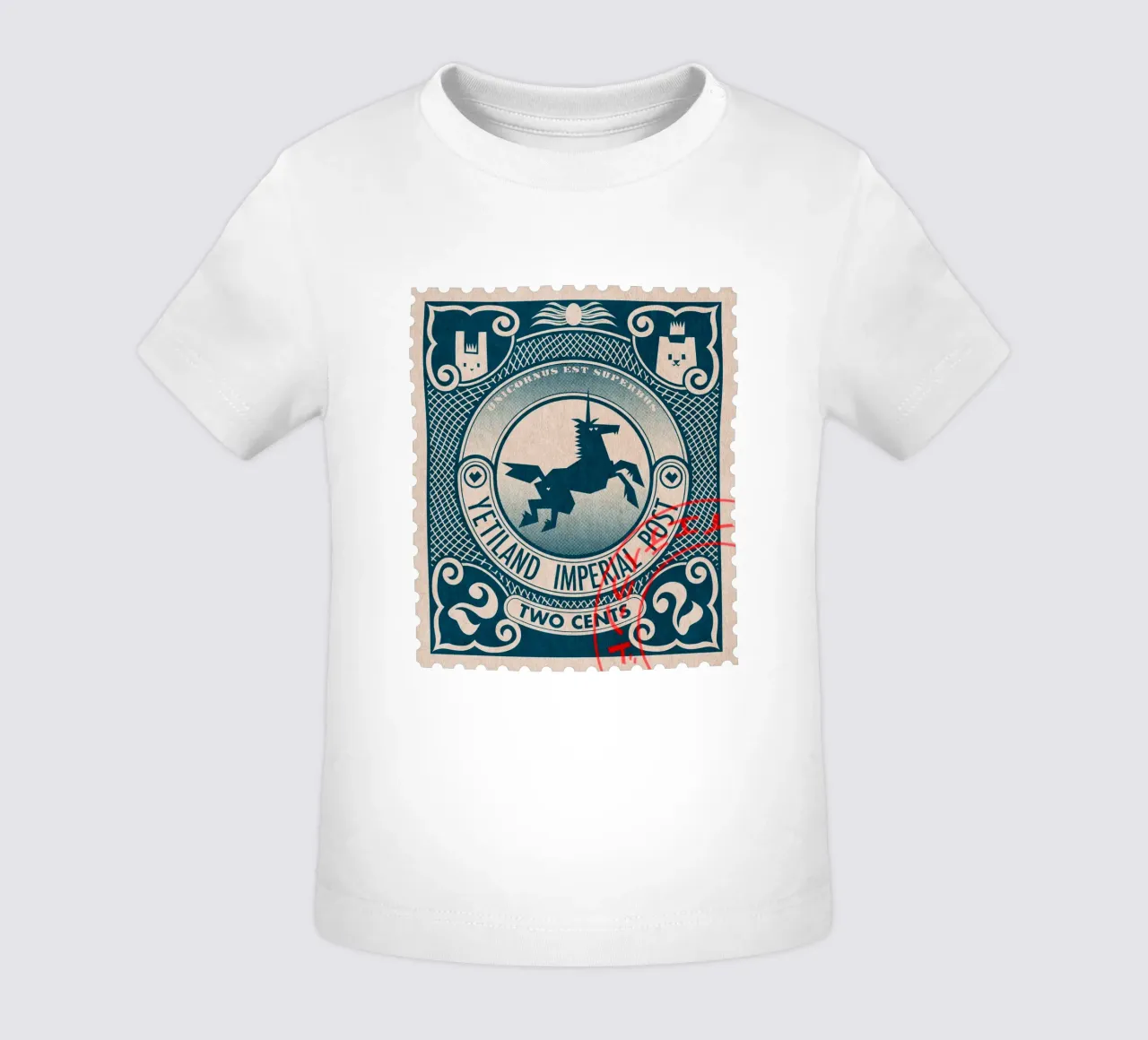 Yetiland Imperial post, 2 cents maglietta neonato da Yetiland