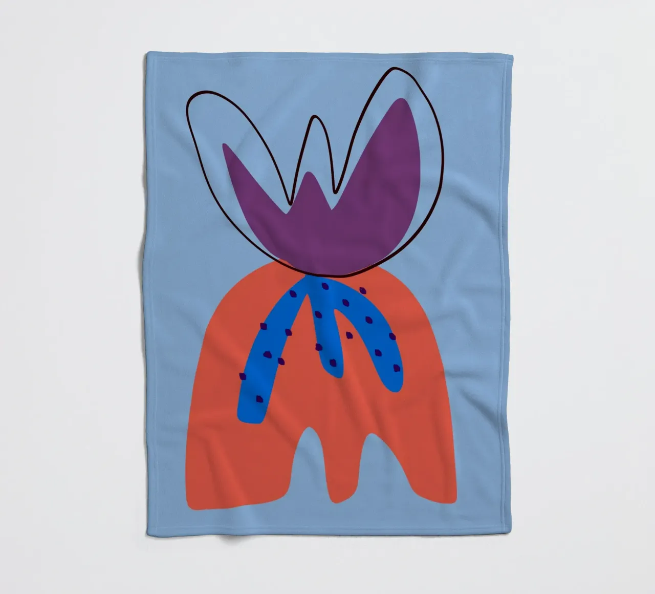 A Flower 3X coperta in pile da Studio Memb