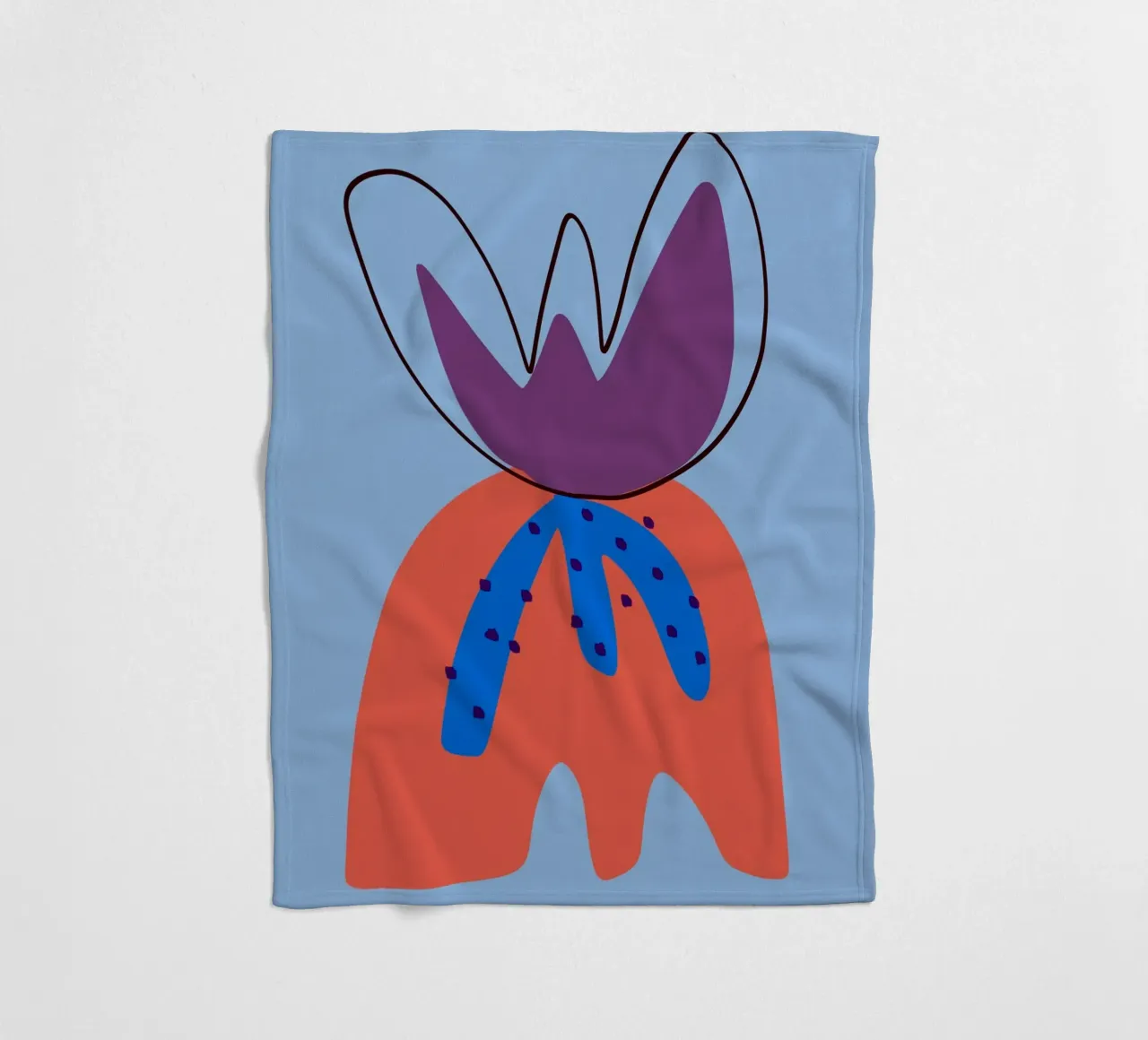A Flower 3X coperta in pile da Studio Memb