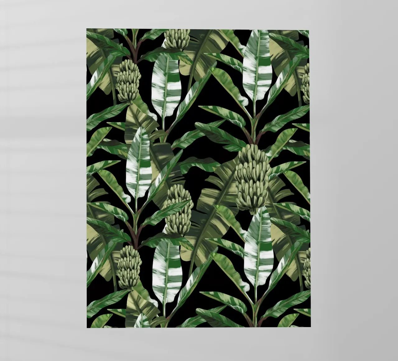 Tropical leaves Green Pattern pellicola backlit da anisillustration