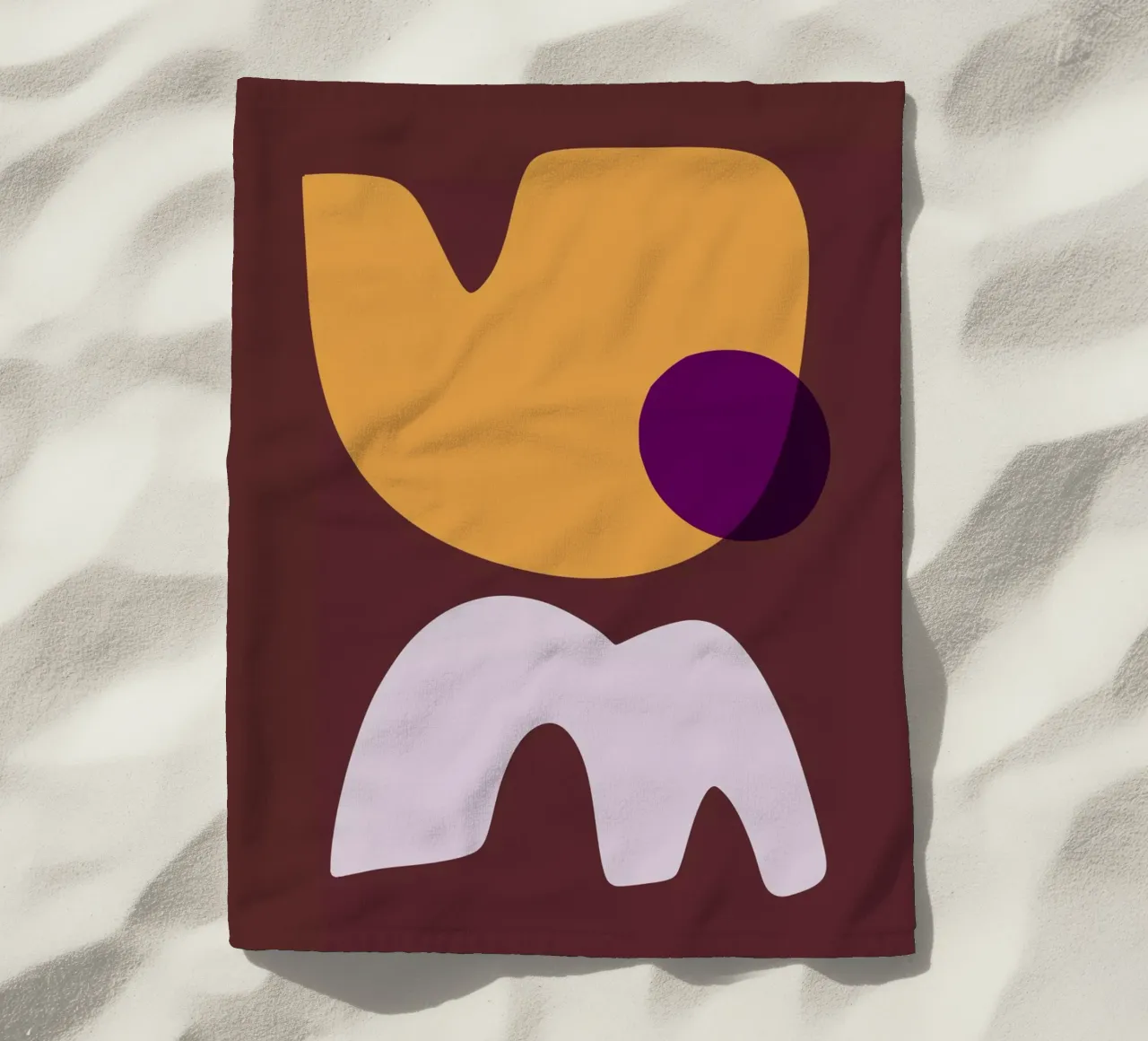 Shapes 2X beach towel by Studio Memb