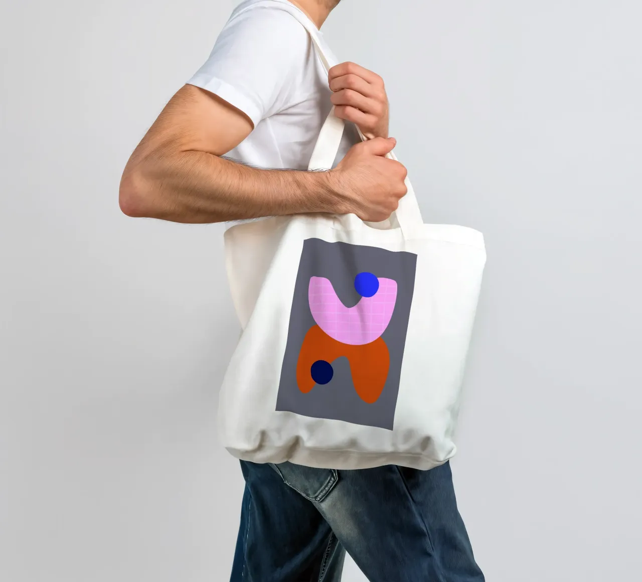 Shapes 8 borsa in juta da Studio Memb