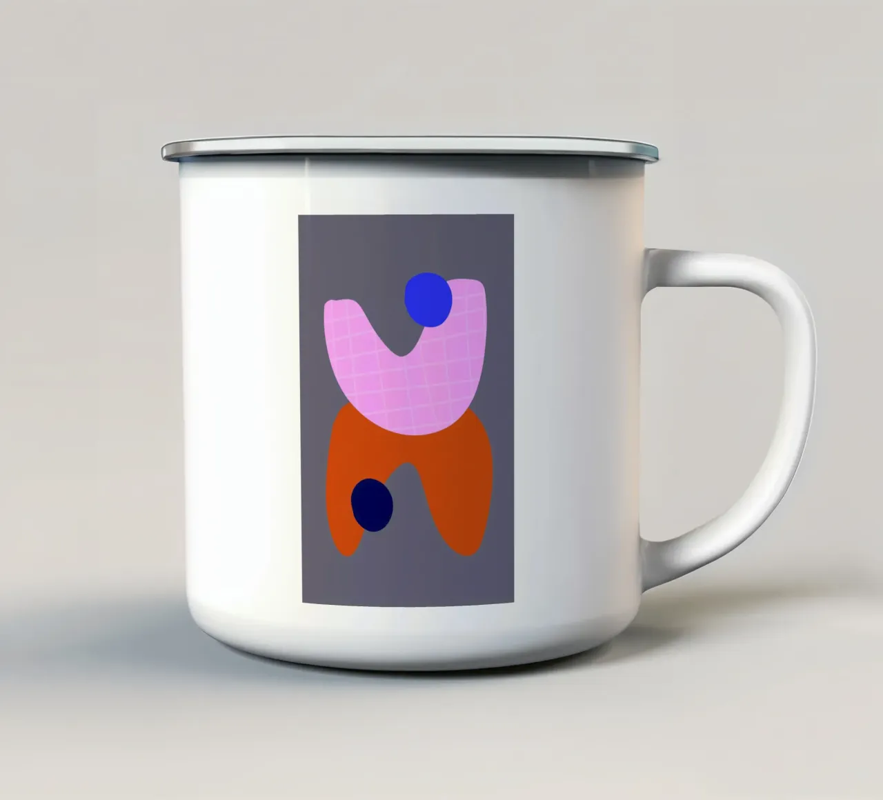 Shapes 8 tazza in smalto da Studio Memb