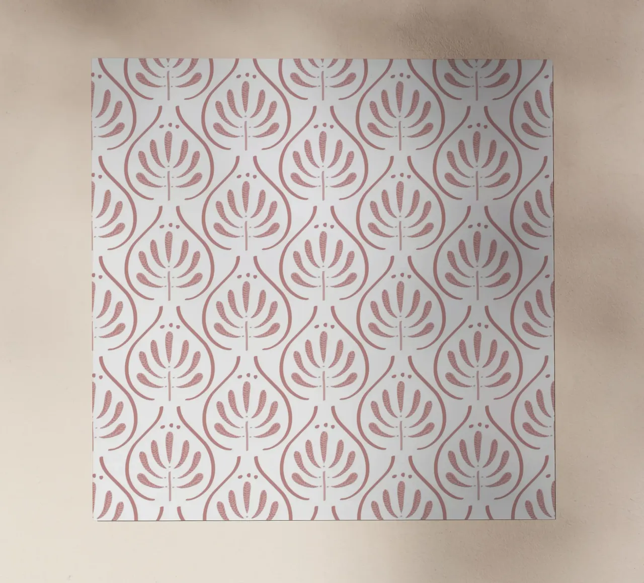 Boho Tiles Pink Pattern pellicola backlit da anisillustration